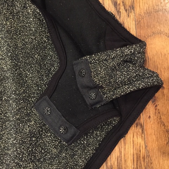 H&M Gray/Black Glittery Bodysuit (NWOT) - Picture 4 of 8